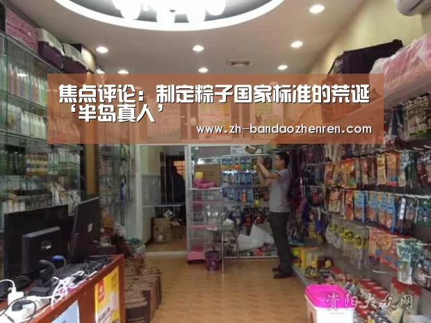 焦点评论:制定粽子国家标准的荒诞‘半岛真人’(图2) 半岛真人